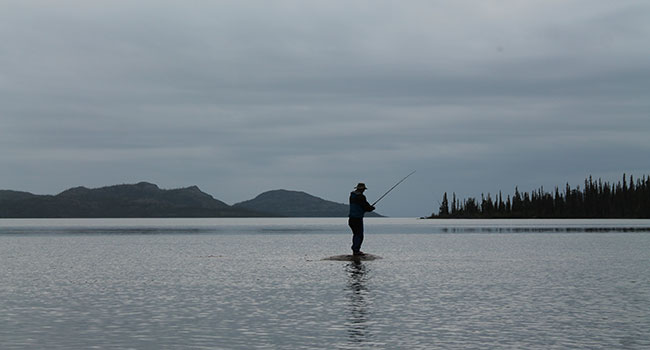 An epic fishing adventure at the Arctic Circle