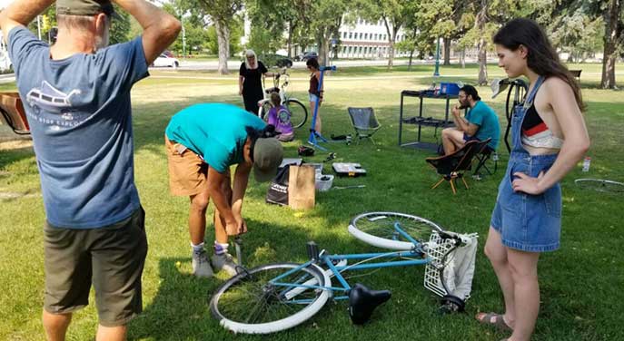 ConnecTour Chronicles: A bicycle clinic that started with a bang