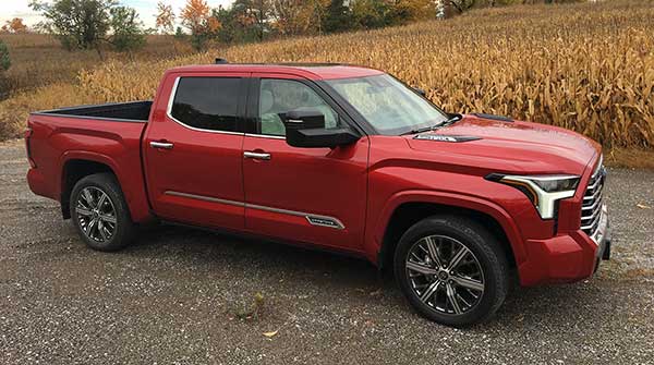 Toyota CrewMax Capstone takes on big luxury pickups