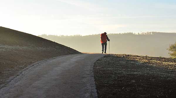 Walking the Camino de Santiago in northern Spain