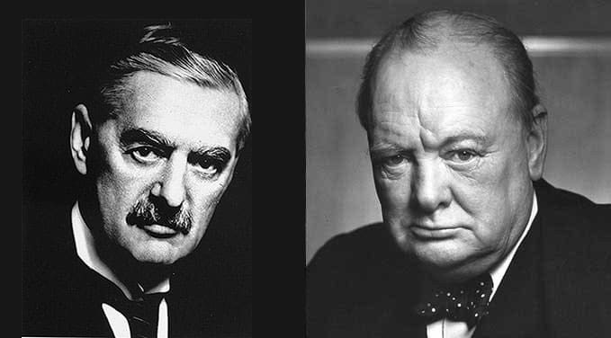 Churchill and Chamberlain: A clash of political titans