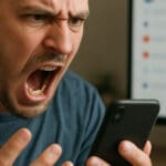Anger is one click away from regret