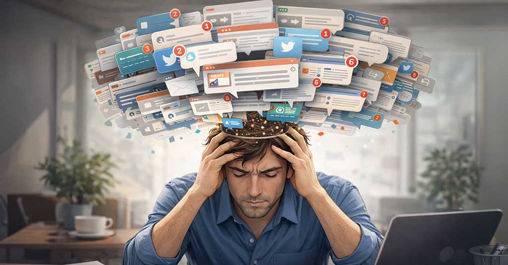 The stress wearing you down is all in your head